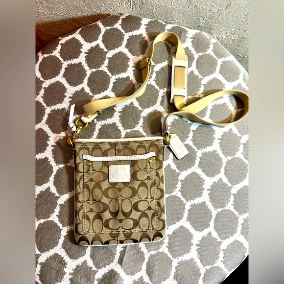 Coach Handbags - Coach Tan Crossbody Bag